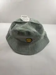 Wonder Nation Kids OSFM Corduroy Smiley Face Bucket Hat New With Tags