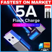 ⚡️ 5A 1m 2m 3m USB Type C Fast Charging Cable 90 Degree USB C Cableright angle