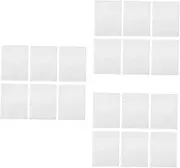 NUOBESTY 3sets A5 Binder Organizer Pockets Binder Inserts for Cards Photos Stickers Cash Sleeves 6 Ring 50pcs*3
