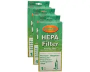 (2) Hoover Powermax Widepath HEPA w/activated Charcoal Filter, Bagless, Turbo...