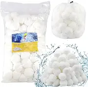 [QIQN] Filter Balls Pool Filter Balls for Sand Filter Systems 700 g Pool Filter Balls Filter Balls for Pool Swimming Pool Filter Pump Aquarium Sand Filter System