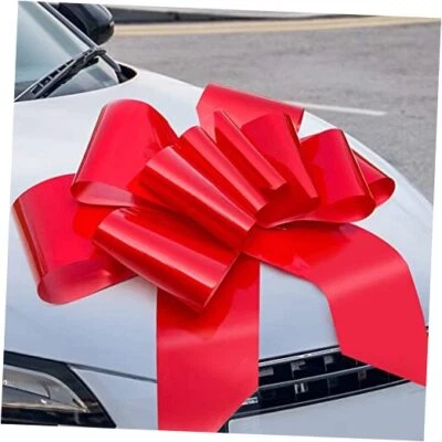 Big Car Bow 30in Large Giant Bow for Car, Birthday Gift Bow, Large Gift 30" Red