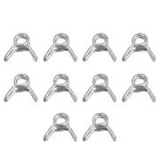 Double Wire Spring Hose Clamp, 10pcs 304 Stainless Steel 4mm Spring Clips