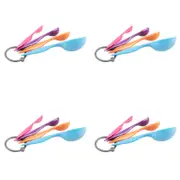 4x 4pc Appetito Measure Spoons Home Kitchen Cooking Utensil Set