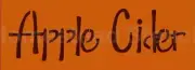 ~ITEM #4830 A Primitive Stencil ~ APPLE CIDER
