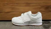 在飛比找Yahoo!奇摩拍賣優惠-POMELO柚 NEW BALANCE 574 全白 皮革 