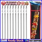 LF# 10Pcs Kabob Skewers Stainless Steel Barbecue Flat Skewers Kitchen Accessorie
