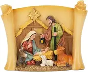 Nativity Scene Set - Christmas Nativity Set, Christmas Decorations Nativity Figures, Religious Holiday Decorations | Classic Stable Resin Nativity Figures, Traditional Holiday Nativity Scenes,