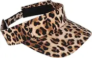 [FOMIYES] Leopard Pattern Cap for Summer Fashionable Personality Cap Sun Visor for Women