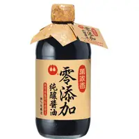 在飛比找蝦皮商城優惠-萬家香零添加純釀醬油450ml