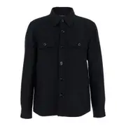 [Tom Ford] Tom Ford Breast-pocket Shirt Jacket 50 IT BLACK