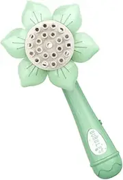 ibasenice Sunflower Bubble Machine Toy Machines Filler Mini Automatic Bubble Wand Fog Bubble Wands for Electric Bubbles Bubble Wand Portable Blower Light Green