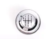 MINI NEW OEM R52 R50 R53 COOPER CHROME LEATHER 6 SPEED GEAR SHIFT KNOB (for: Mini)