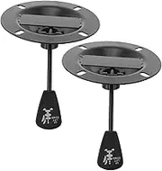 DOITOOL 2Pcs Swivel Chair Base Replacement Furniture Swivel Mechanism Chair Accessory for Office and Home Use with Explosion Plate
