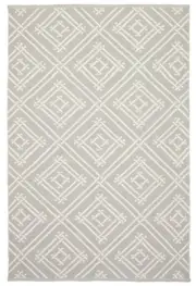 Vintage Hand Woven Kilim Rug 4'11" x 7'7" Traditional Wool Carpet