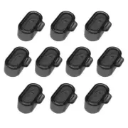 10pcs Anti-dust Charging Port Plug for Fenix 7 7S 7X 6 5X (Clear Black) AU