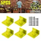 5Pcs Plastic Power Tool Mounts Holder Rack For Ryobi M18 18V Battery Power Tool