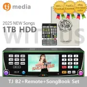 TJ Media B2 Karaoke Machine System 1TB + Keyboard Remote Control + Song Book