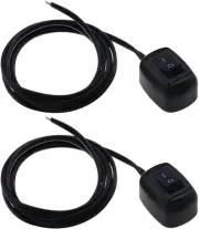 Car Water Drop Shape Paste Type Button Switch 2PCS DC12-24V On/Off Switches for