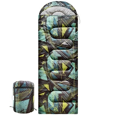 0 Degree Winter Cold Weather Camping Sleeping Bags for Adult Youth - waterproof