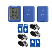 Dual Zone Thermometer and Fridge Tie-Down Kit 4-Pack