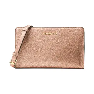 Michael Kors Large Crossbody Clutch 粉色 現貨 斜背包