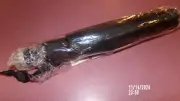 NEW Umbrella with Pivoting LED light Portable Black Push Button Automatic