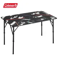 在飛比找momo購物網優惠-【Coleman】摺疊生活桌120 JI黑 / ART PR