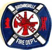 BROWNSVILLE FIRE DEPARTMENT SHOULDER SLEEVE INSIGNIA PATCH (FD 9) TEXAS