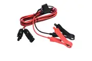 1x MC4 Plug Connector Auto Cable 14AWG 2.4m Battery Alligator Clamps FUSED High Quality With Fuse Holder Approximately 2.4m Long Safety Design