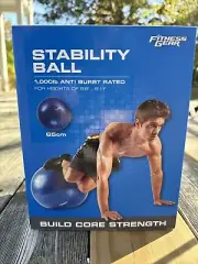 Fitness Gear Stability Exercise Ball NIB - 65 cm Dia., 1,000 lb rated