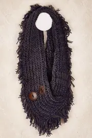 Fray Button Snood--JJ-OS10