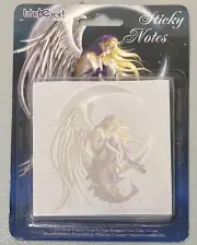 2005 Celestial Fairy On Moon Sticky Notes Pad By Moon Dreamer Image Whatever ￼￼￼