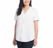NWT Hilary Radley Ladies' Blouse White Size Small