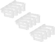 [HAKIDZEL] 12Pcs Adjustable Refrigerator Side Door Dividers Fridge Drawer Partition Board for Organized Storage Easy to Install Space Saving Design for Bottles and Cans Durable Food