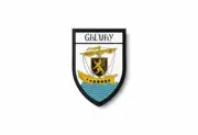 Patch printed shield embroidery border badge souvenir flag city county galway