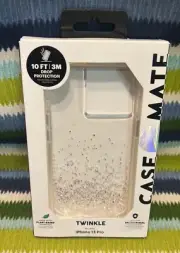 Case-Mate Case Twinkle Glitter fits Apple iPhone 13 Pro (Stardust) 10ft Drop