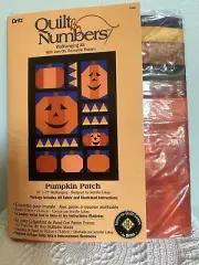 Dritz Quilt By Numbers Pumpkin Patch3908 #3914 20x29 Wallhanging Kit