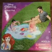 Disney Princess Ariel The Little Mermaid Splash Pad Pool Sprinkler Mat 64in NIB