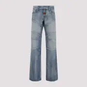 [Balenciaga] Balenciaga-Light Blue Fitted Low Waist Cotton Jeans-Uomo S STAND
