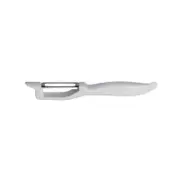 Cuisena Plastic/Stainless Steel Comfort Swivel Peeler - White