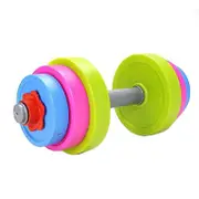 Children's Dumbbell Toy Sensory Training Equipment Children's Weightlifter Barbell Toy Set Dumbbell Toy Set Multicolor
