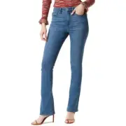Sam Edelman Womens Penny Blue Pocket Denim Bootcut Pants 31 BHFO 5166