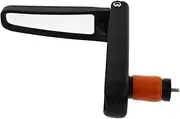 BRIGHTFUFU 1pc Bicycle Mirror Sturdy Rearview Bikes Bikes Handle Mirror for Bike Cycle Bike Cycling Rearview Mirror Bike Mirrors Bicycles Mirror Stylish Reflector Mirror The Mirror Abs Black
