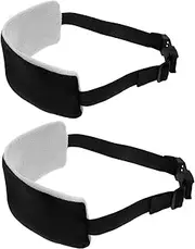 BESTYASH 2pcs Travel Head Support Belt Plane Headbands Head Strap for Airplane Comfortable Headbands Airplane Travel Essentials Headrest Band Headrest Strap Sleeping Cloth Black