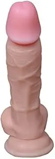 Hyper Realistic Dildo Liquid Silicone Bendable Penis with Suction Cup, Ercules Premium Cock Anal Sex Toys Games for Masturbation, 17CM, 220g