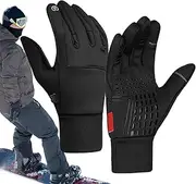 [Generic] Cycling Gloves for Women Touchscreen - Touchscreen Thermal Cycling Gloves,Windproof Cuffs Design Running Driving Finger Mitten