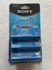 Sony DVC Mini-DV 60 3-Pack Blank Tapes Digital Video Cassette BRAND NEW SEALED