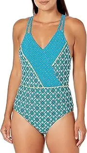 [Cole of California] Women's Wrap One Piece Swimsuit