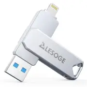 MFi Certified Flash Drive 256GB for iPhone USB Memory Stick, USB Stick High S...